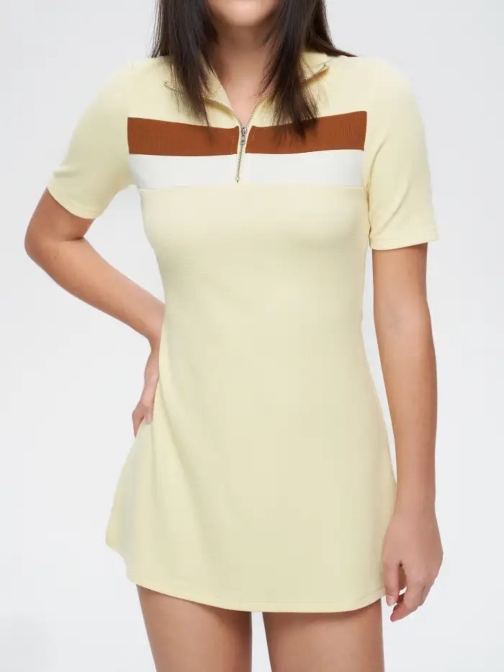 Cider Game Set Match Collared Mini Dress XL NWOT